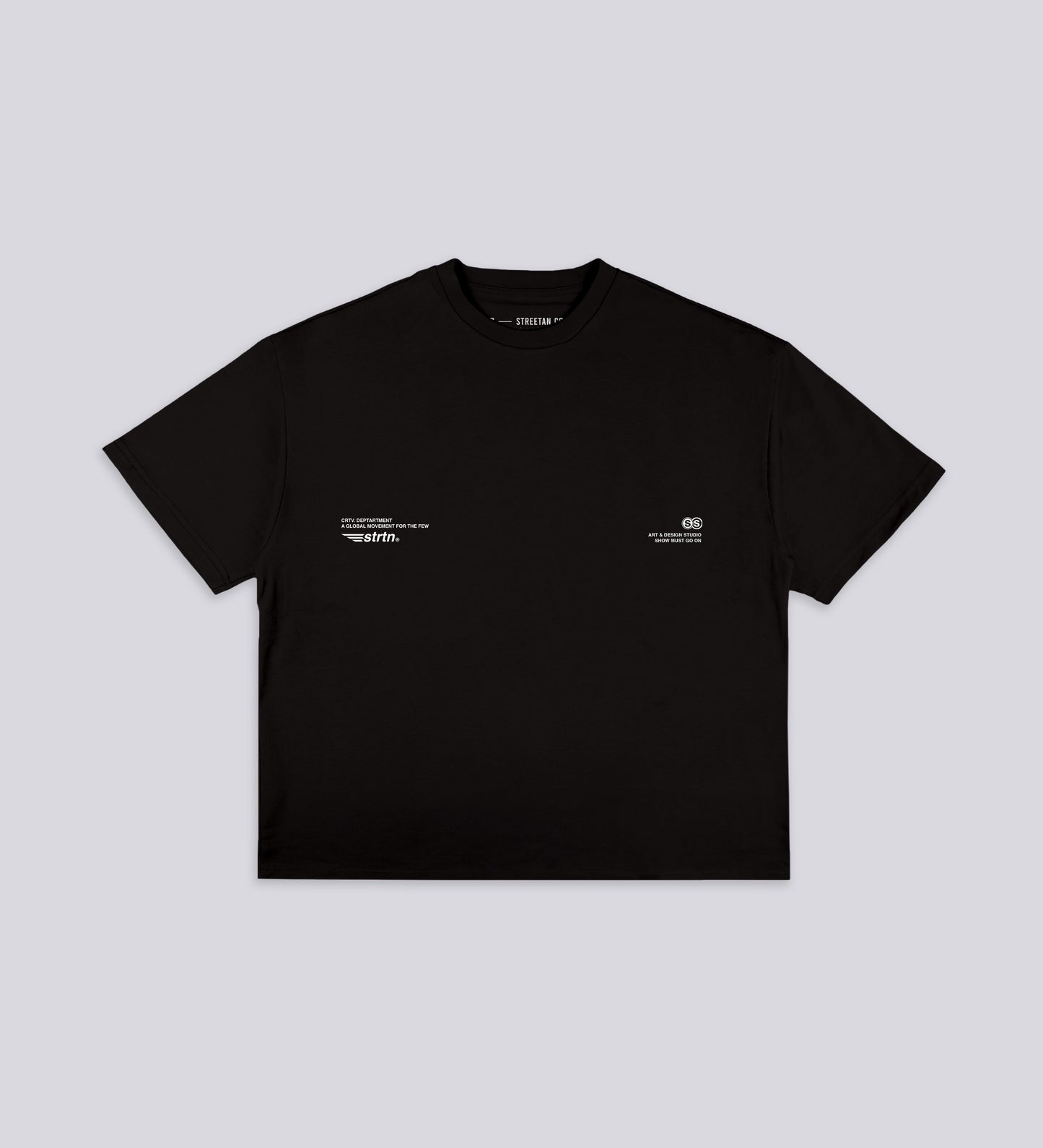 LOCKED HEART HEAVYWEIGHT T-SHIRT – Black