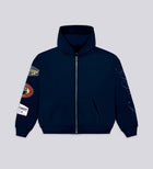 STRTN® CTRV DEPT. ZIP-UP HOODIE – Navy