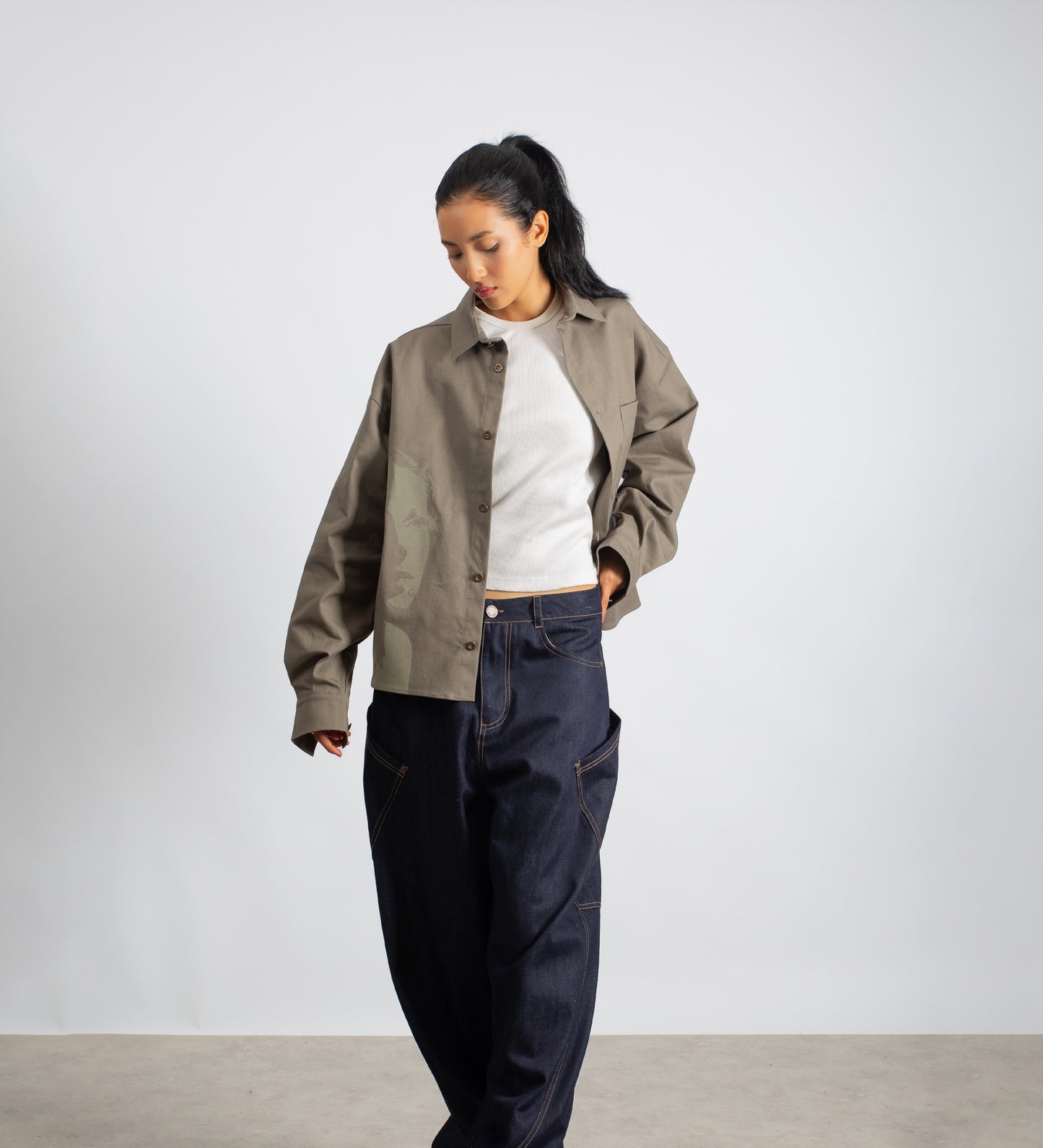 REMINISCING HEAVYWEIGHT SHIRT – Khaki