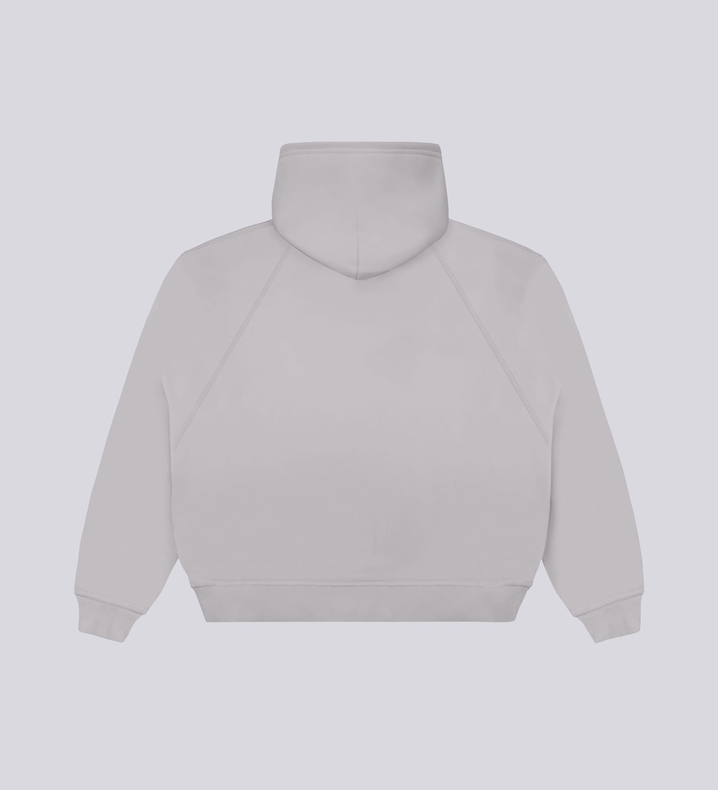 STRTN RAGLAN ZIP-UP HOODIE – Light Gray