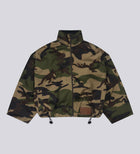 WOMEN'S HIGH NECK JACKET – Army