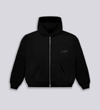 STRTN RAGLAN ZIP-UP HOODIE III – Black