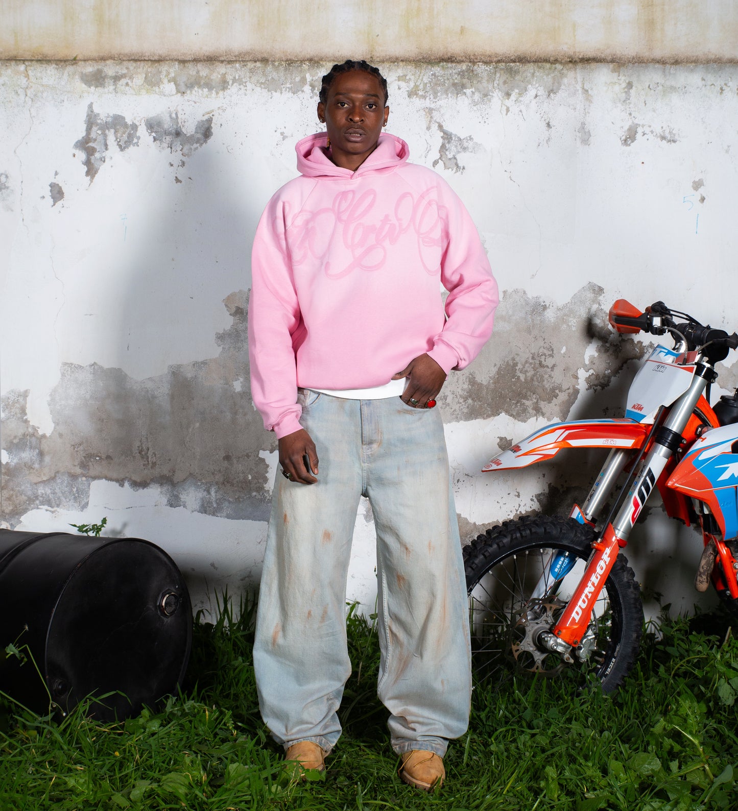 CRTV DEPT. HOODIE – Baby Pink