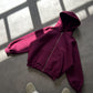 STRTN RAGLAN ZIP-UP HOODIE – Burgundy