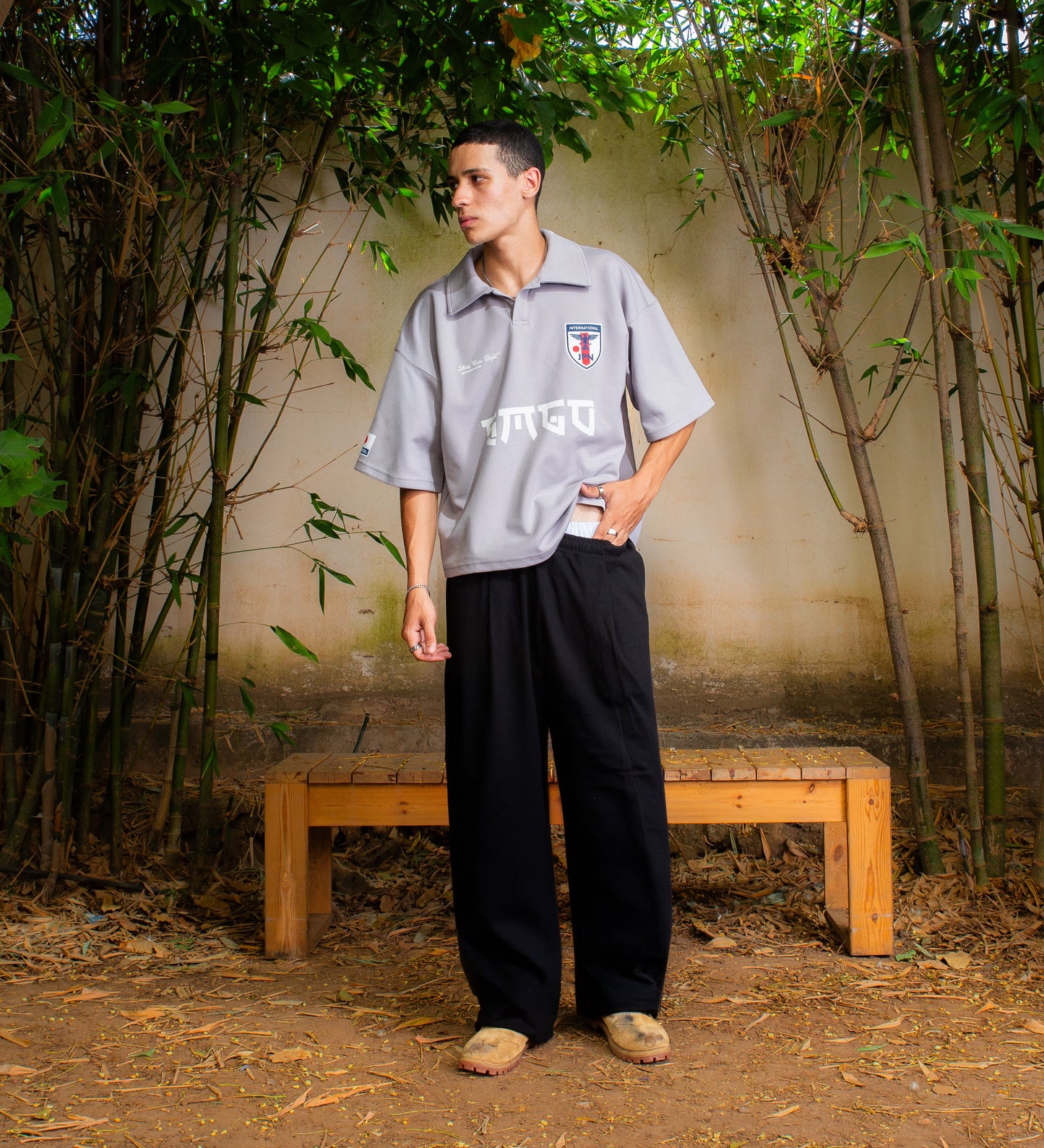 CRTV DEPT. JAPAN HEAVYWEIGHT POLO – Light Gray