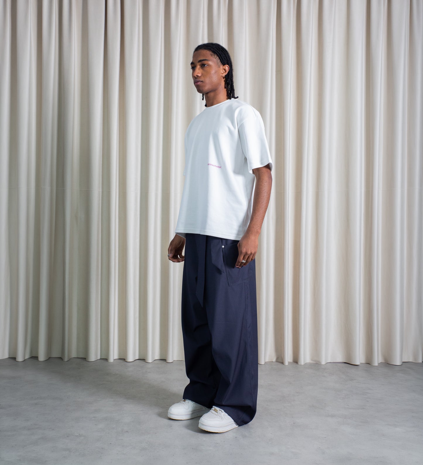 THE CRTV DEPT. BLOCK PANTS – Charcoal