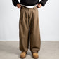 CRTV DEPT. PLEATED BAGGY PANTS – Khaki