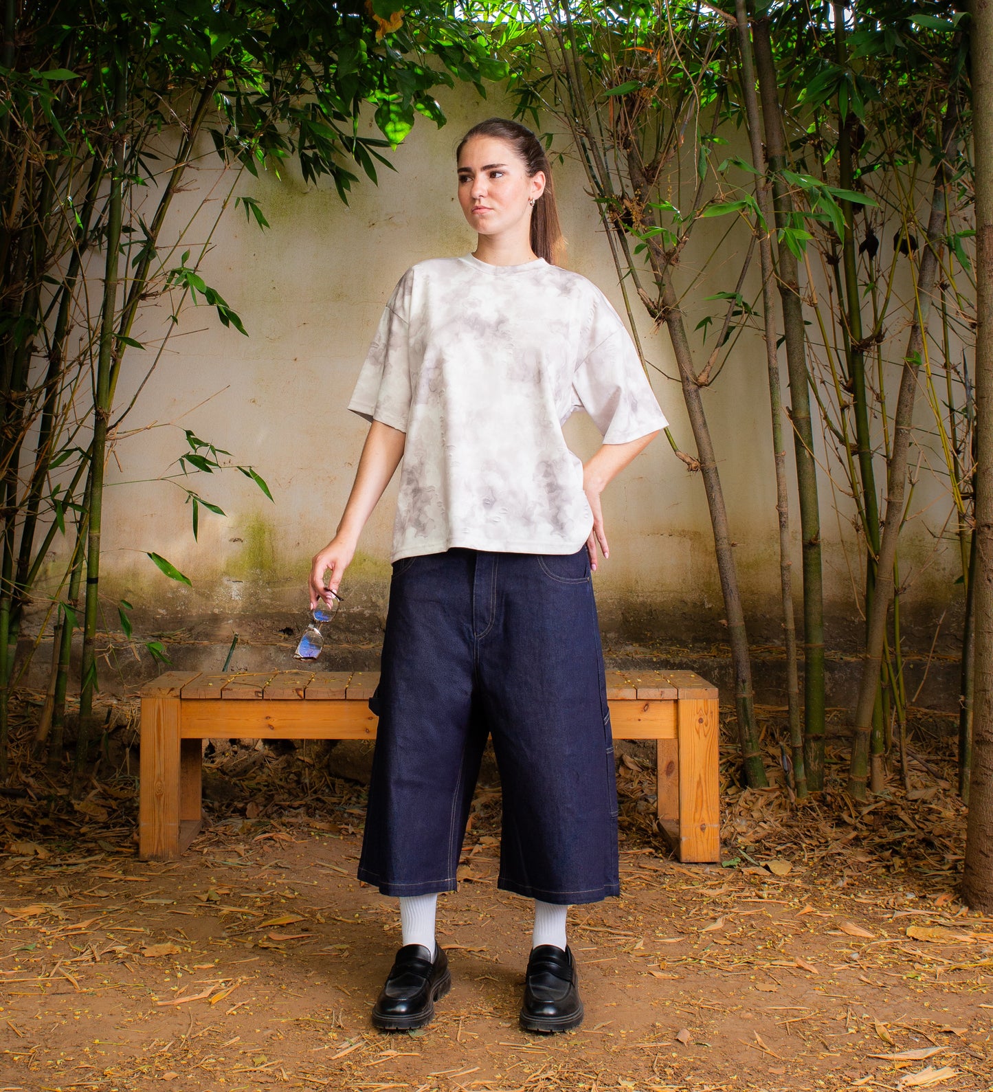 CRTV DEPT. DISTRESSED BOXY T-SHIRT