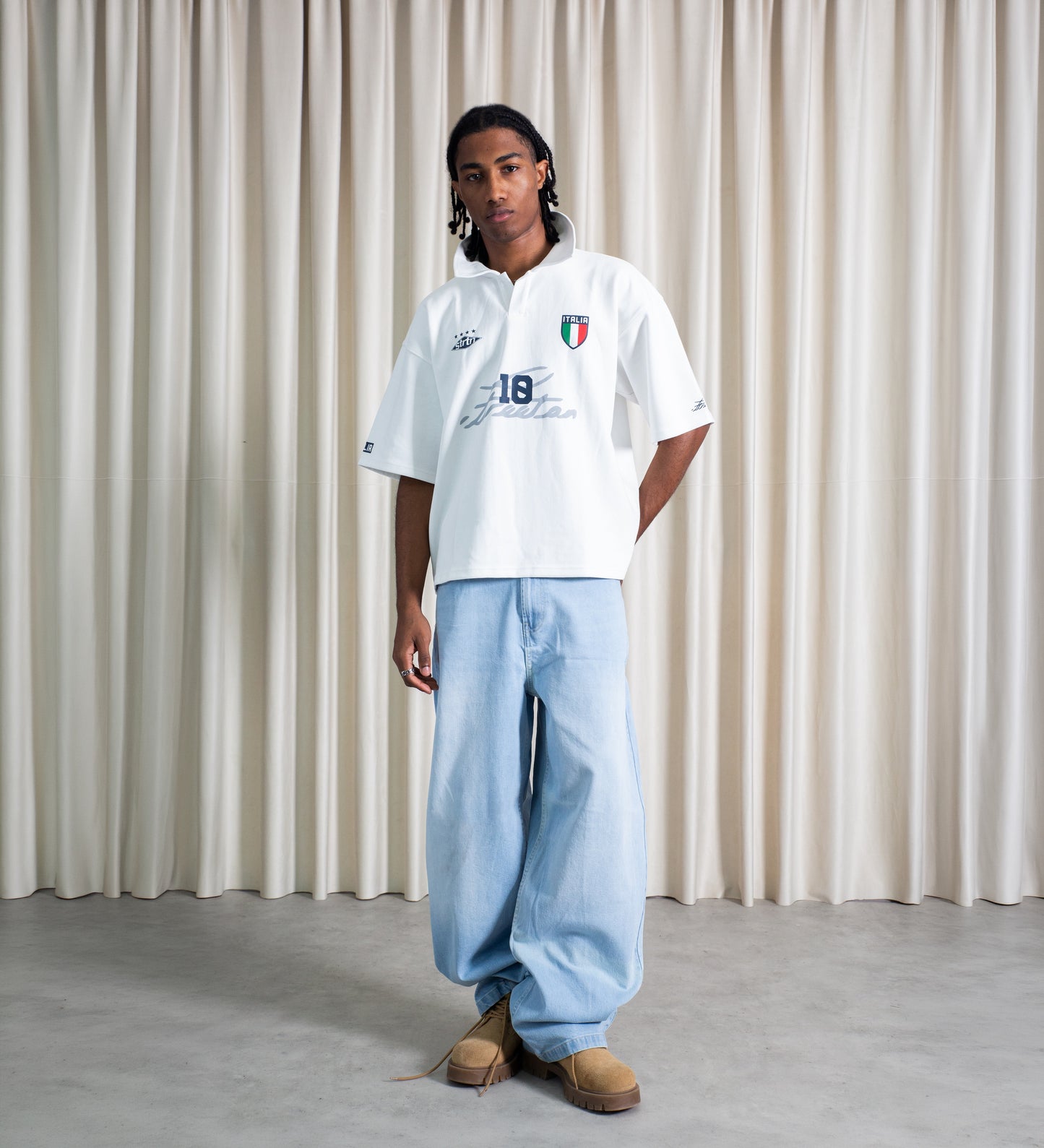 LA SQUADRA HEAVYWEIGHT POLO – Off White