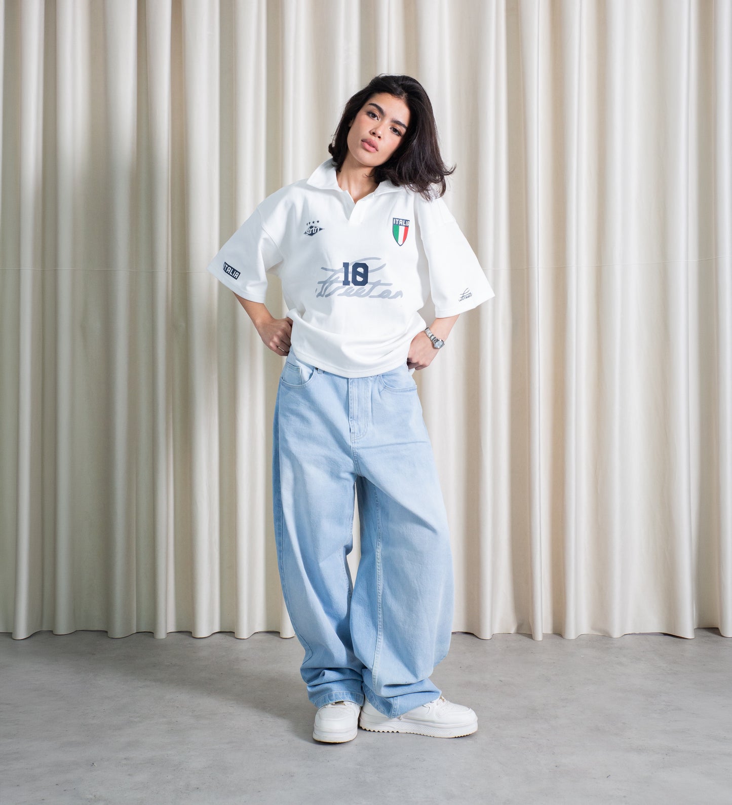 LA SQUADRA HEAVYWEIGHT POLO – Off White