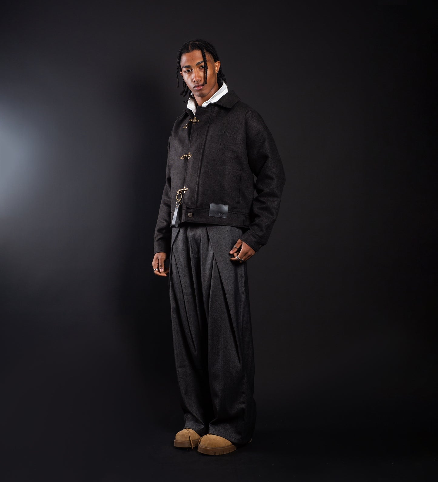 CRTV DEPT. FIREMAN CLASP JACKET II – Black