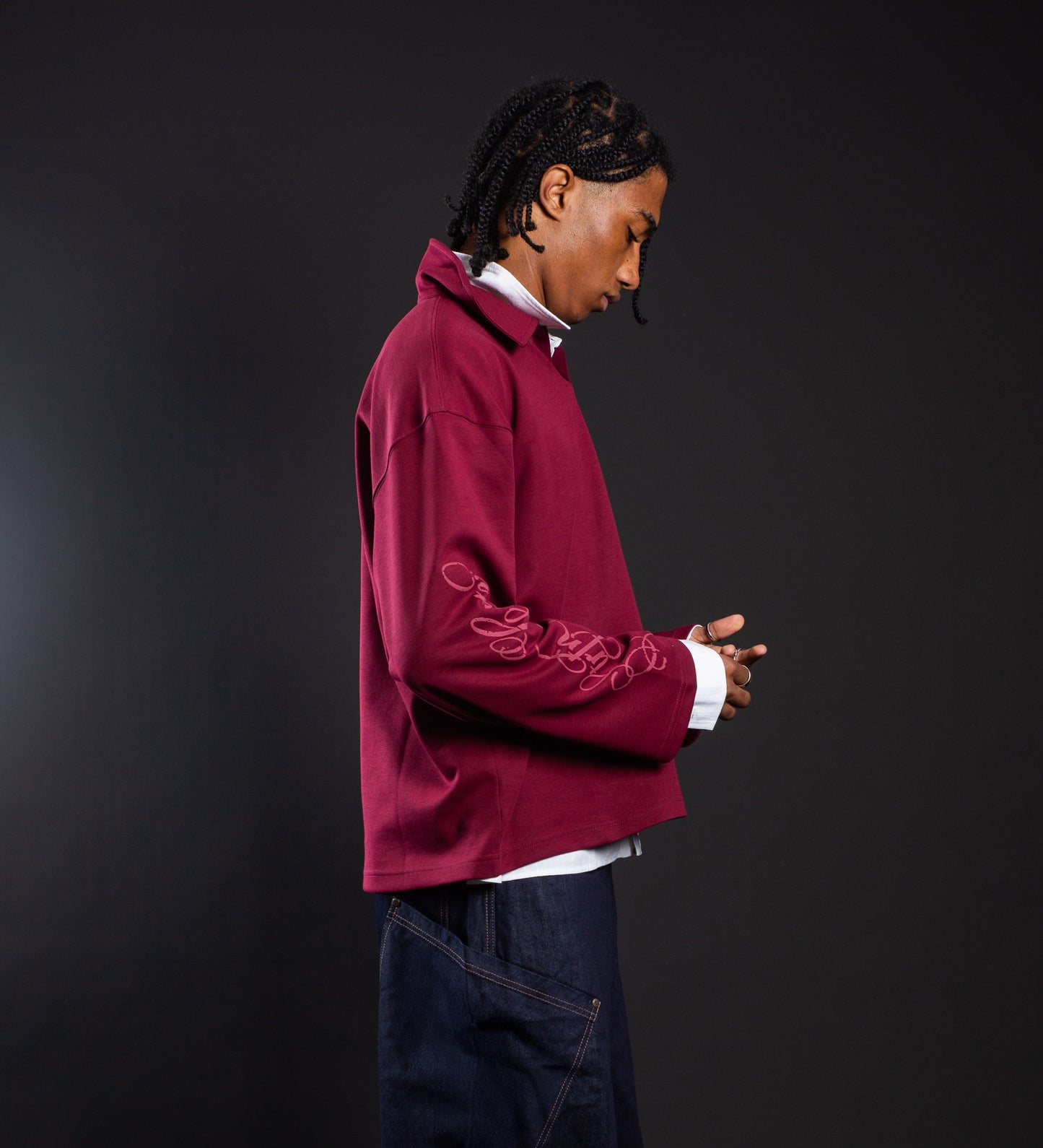 SACRED LEGACY POLO – Burgundy