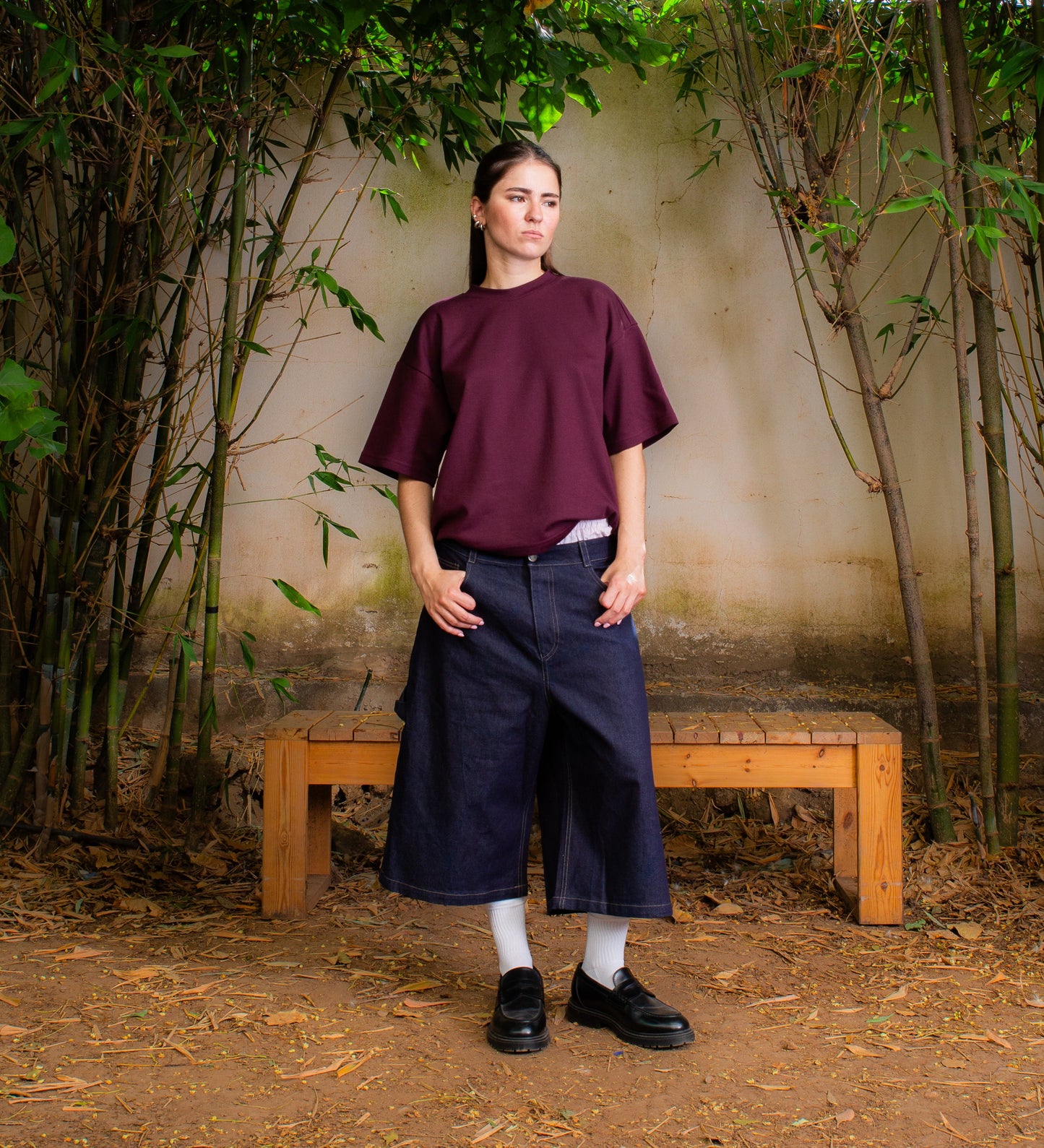 CORE BOXY HEAVYWEIGHT T-SHIRT – Burgundy