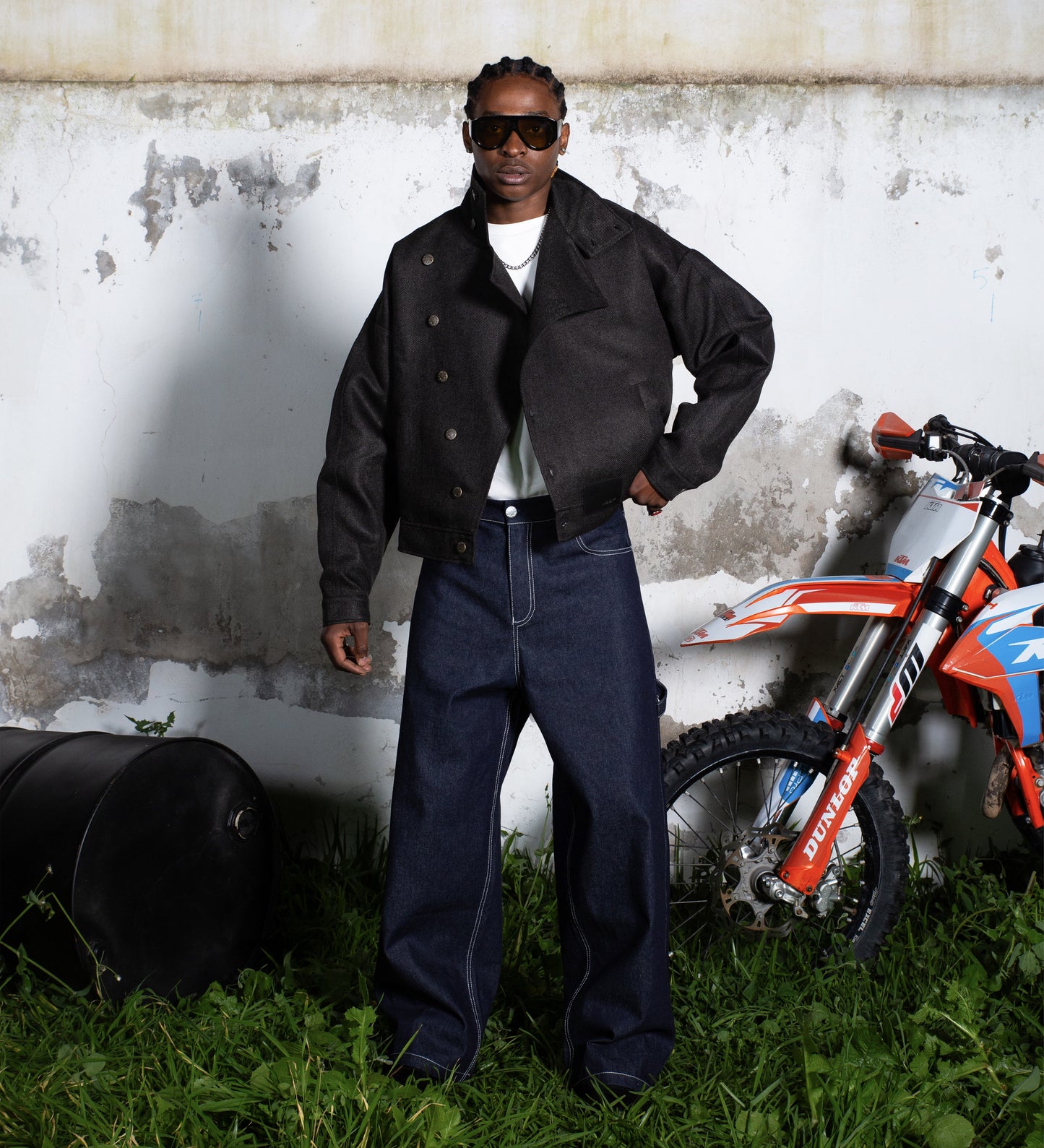 CRTV DEPT. HIGH NECK JACKET – Black