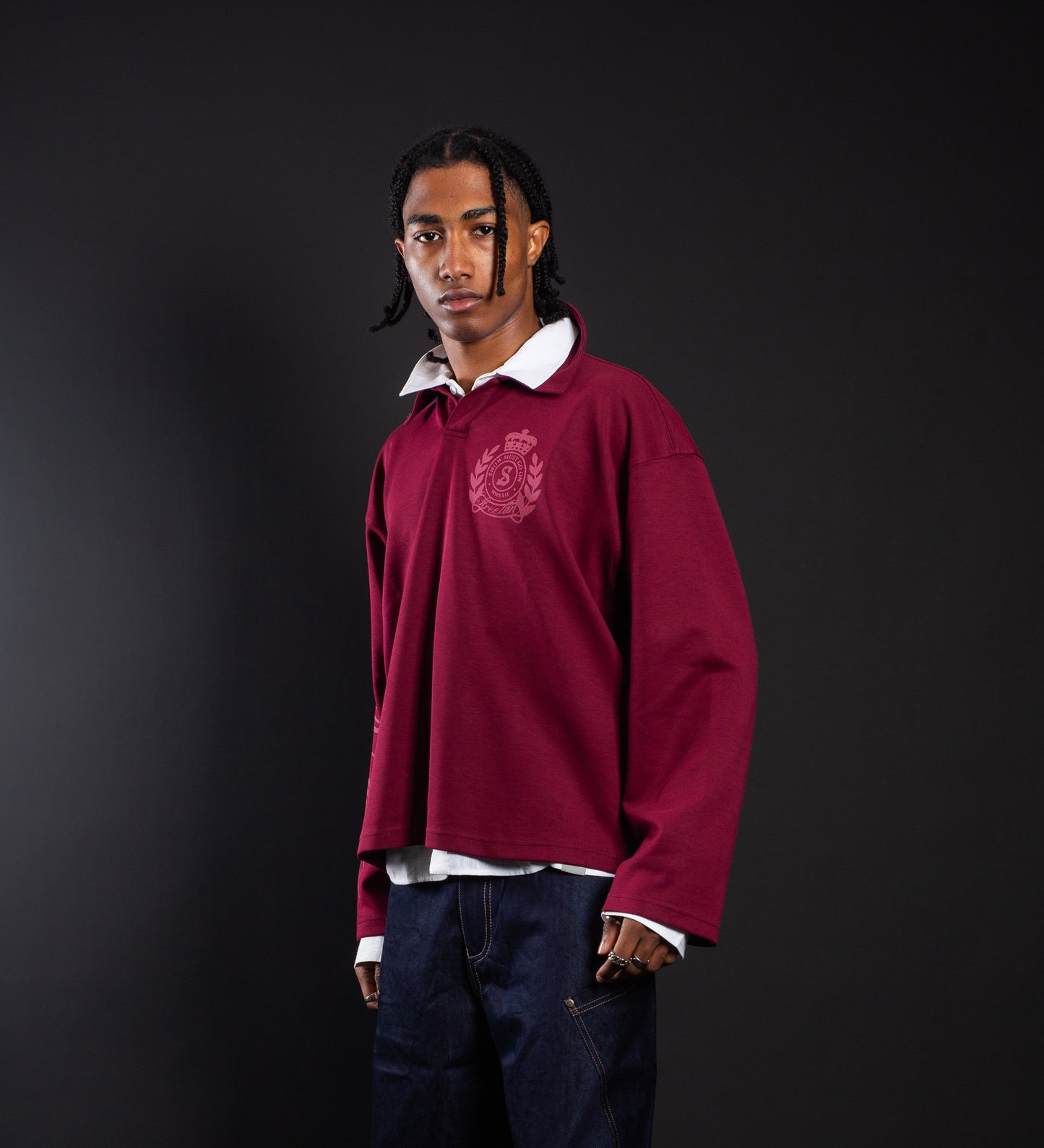 SACRED LEGACY POLO – Burgundy