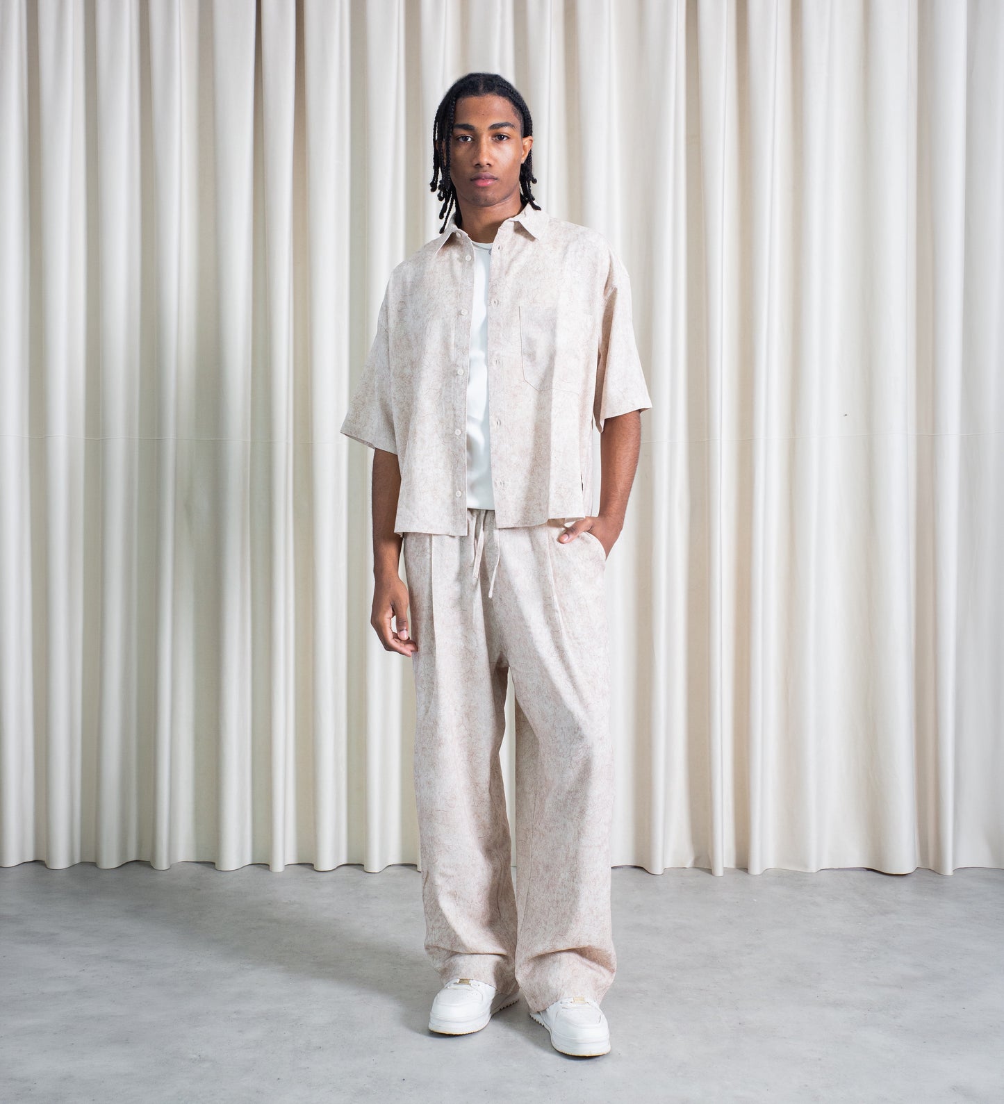 CRTV DEPT LIMESTONE LINEN PANTS