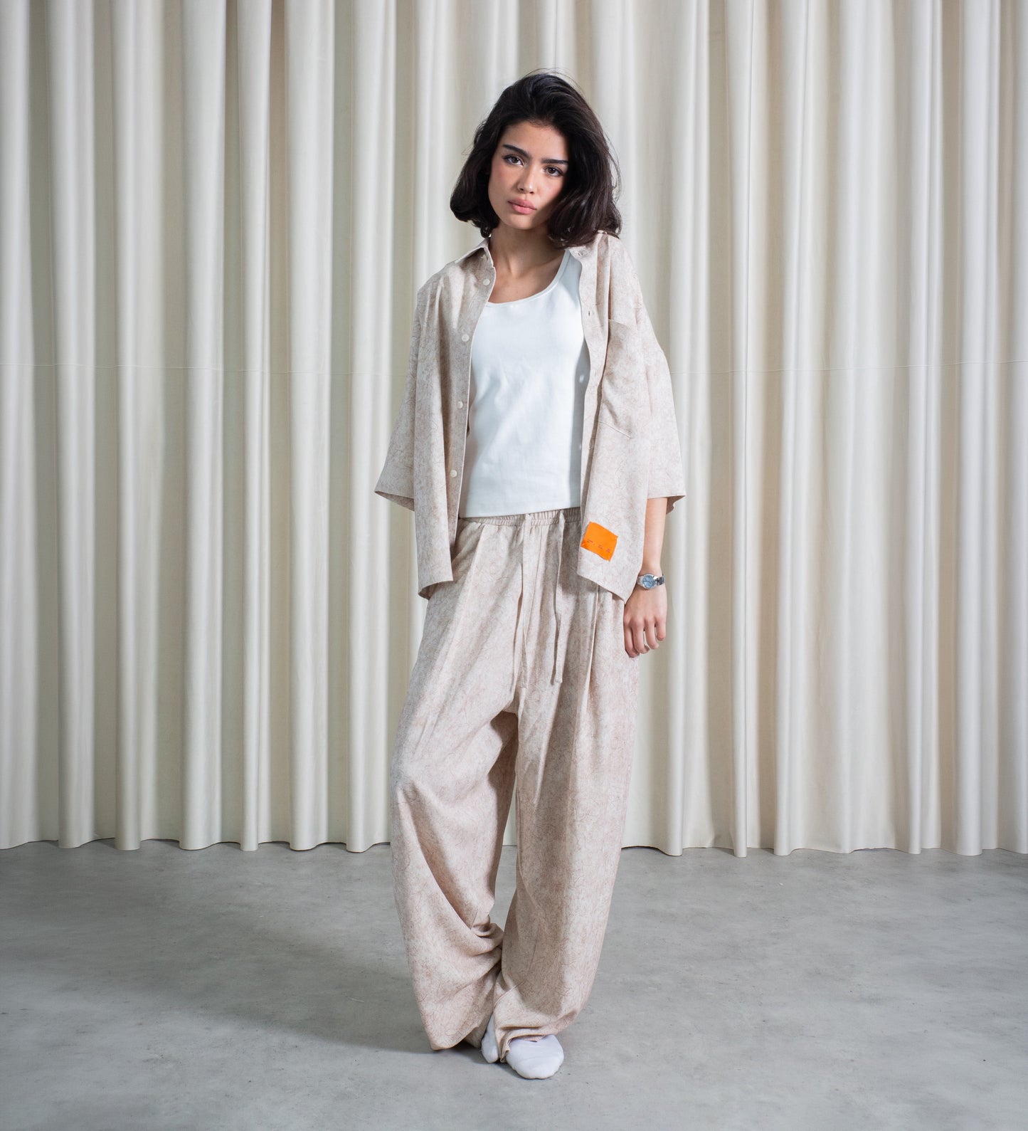 CRTV DEPT LIMESTONE LINEN PANTS