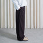 PINSTRIPE TROUSERS – Brown