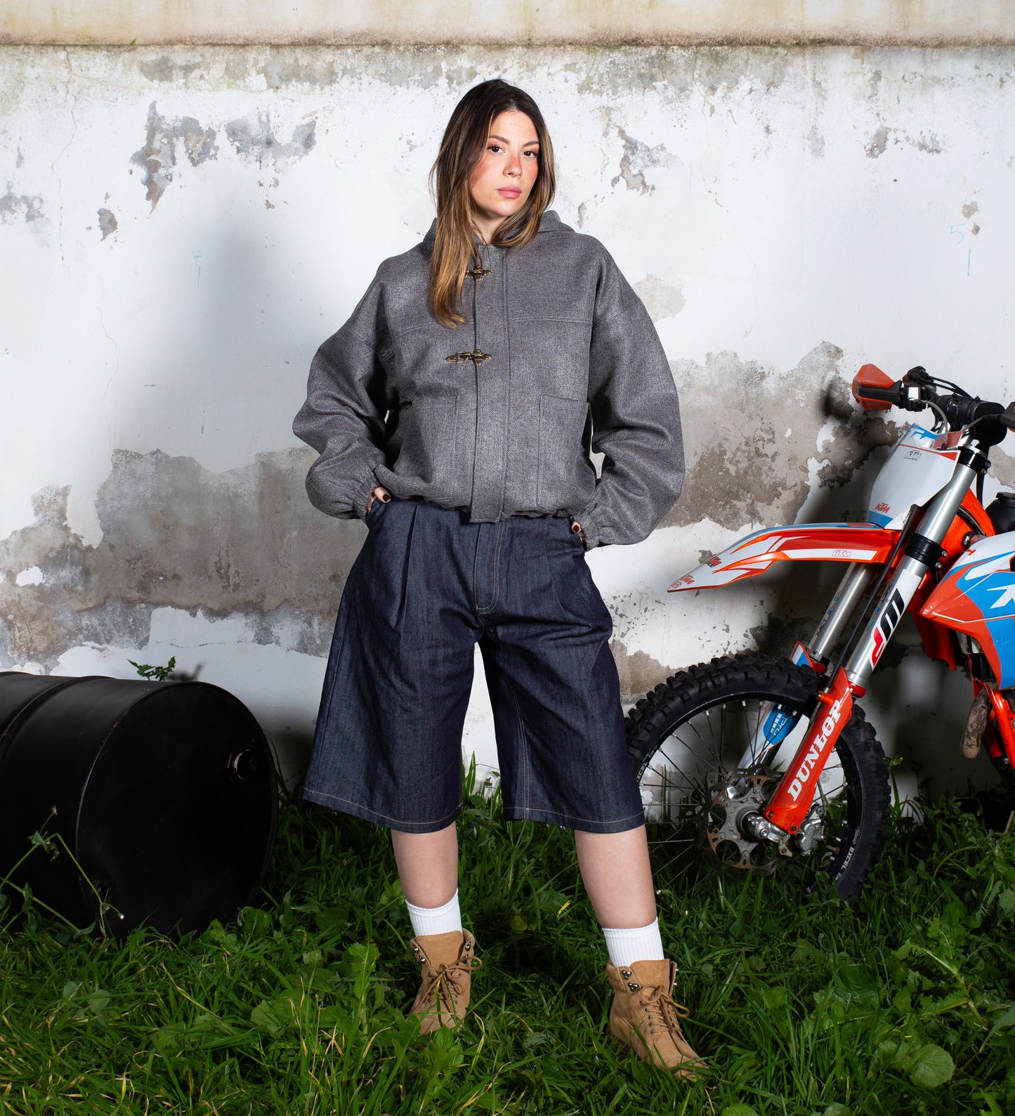 FIREMAN CLASP JACKET IV – Charcoal