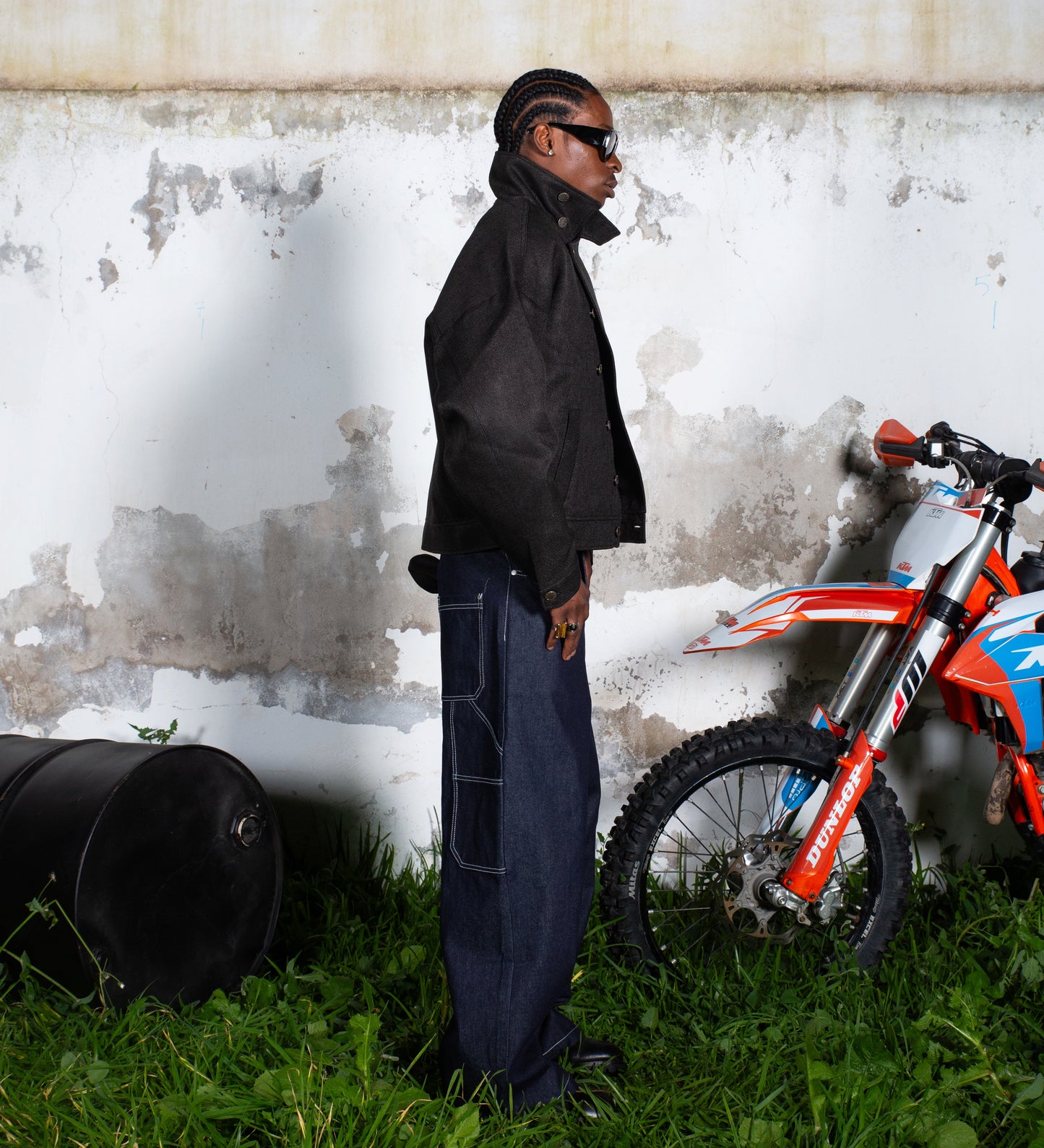 CRTV DEPT. HIGH NECK JACKET – Black