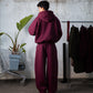 STRTN RAGLAN ZIP-UP HOODIE – Burgundy