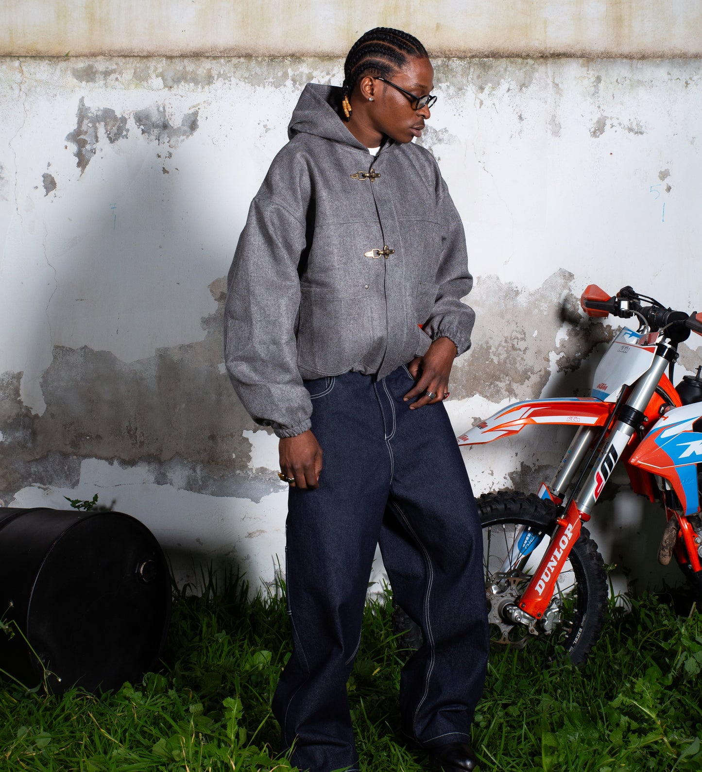 FIREMAN CLASP JACKET IV – Charcoal