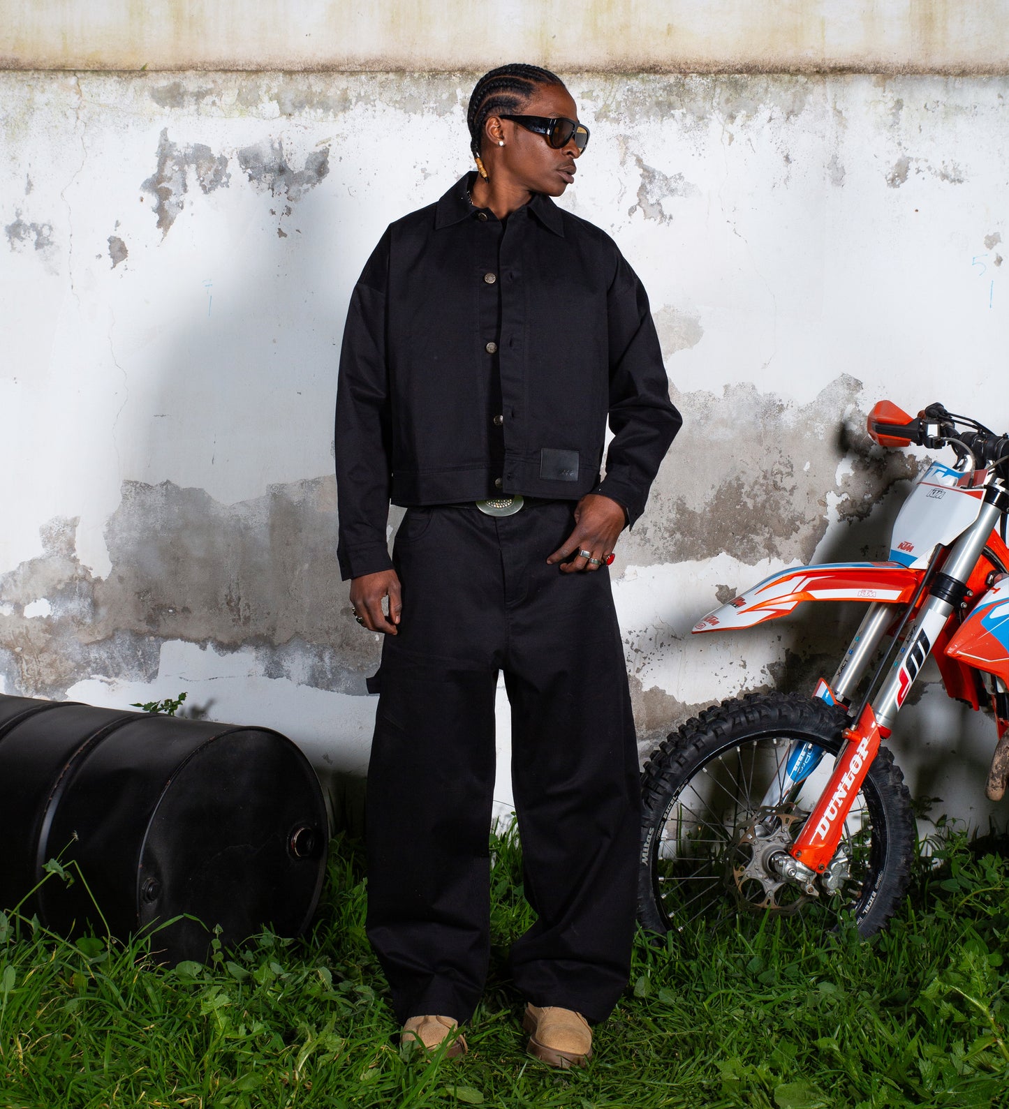 CRTV DEPT. SET CANVAS JACKET – Black