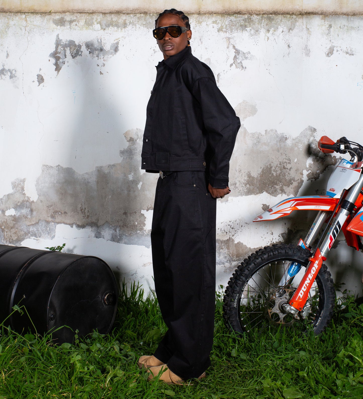 CRTV DEPT. SET CANVAS JACKET – Black