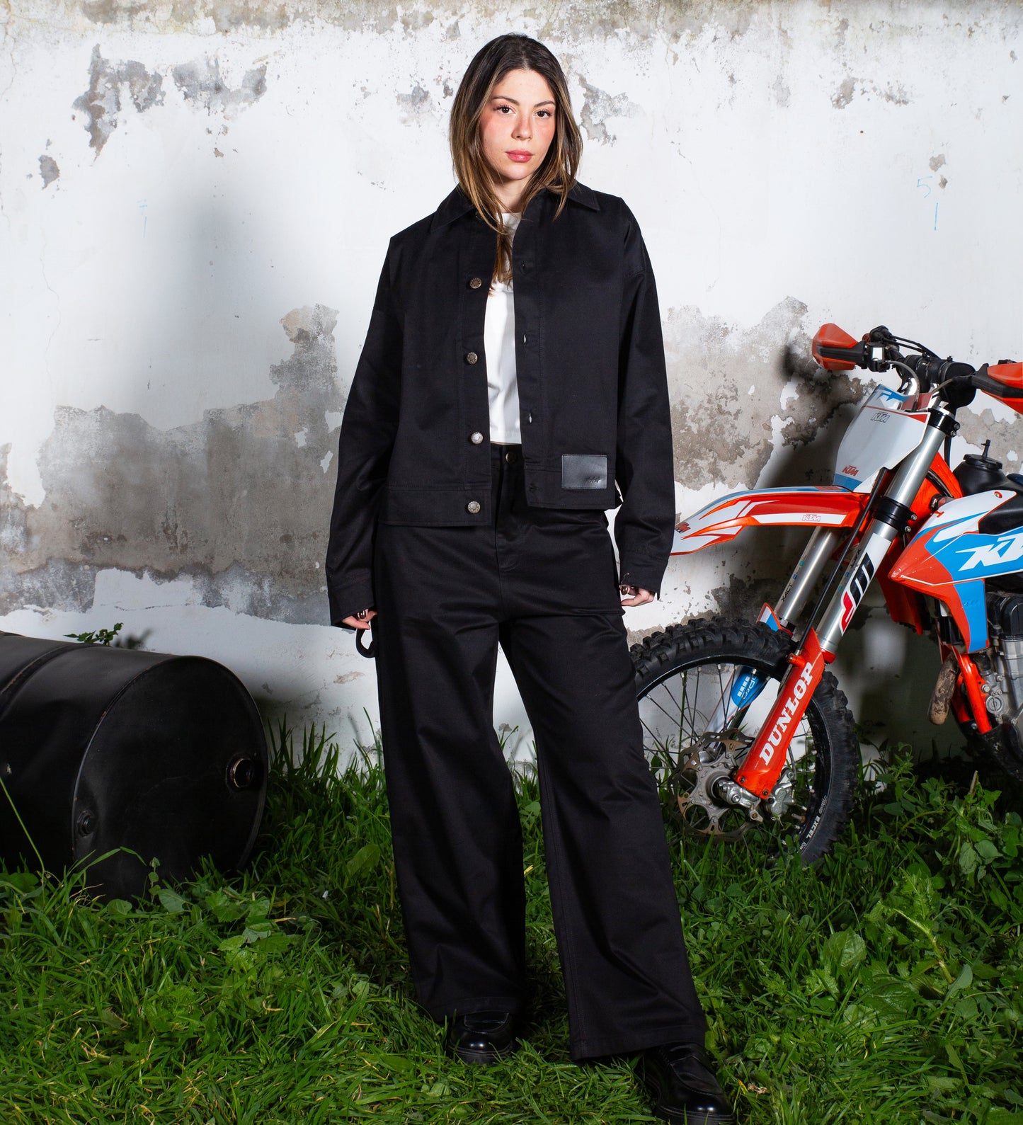 CRTV DEPT. SET CANVAS JACKET – Black