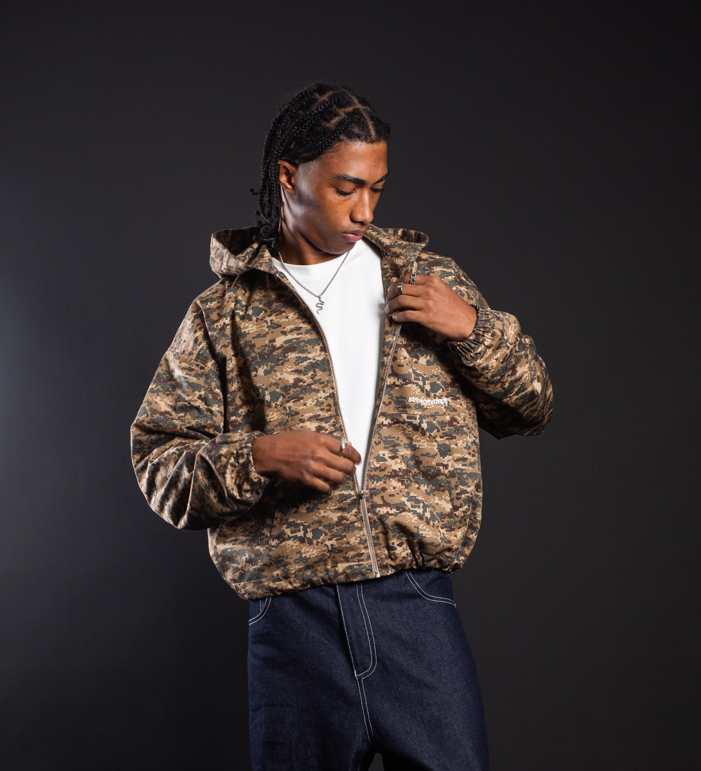 CRTV DEPT. CAMO JACKET – Army Pixel