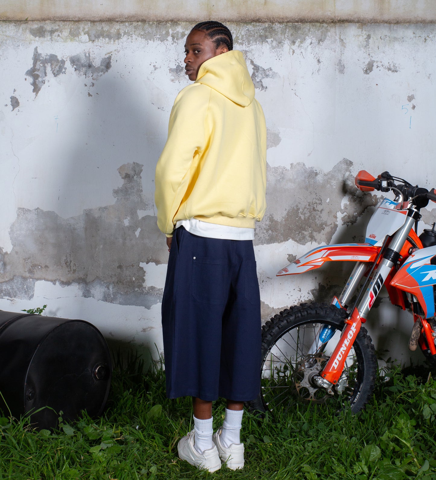 STRTN® BASEBALL RAGLAN HOODIE – Pastel Yellow