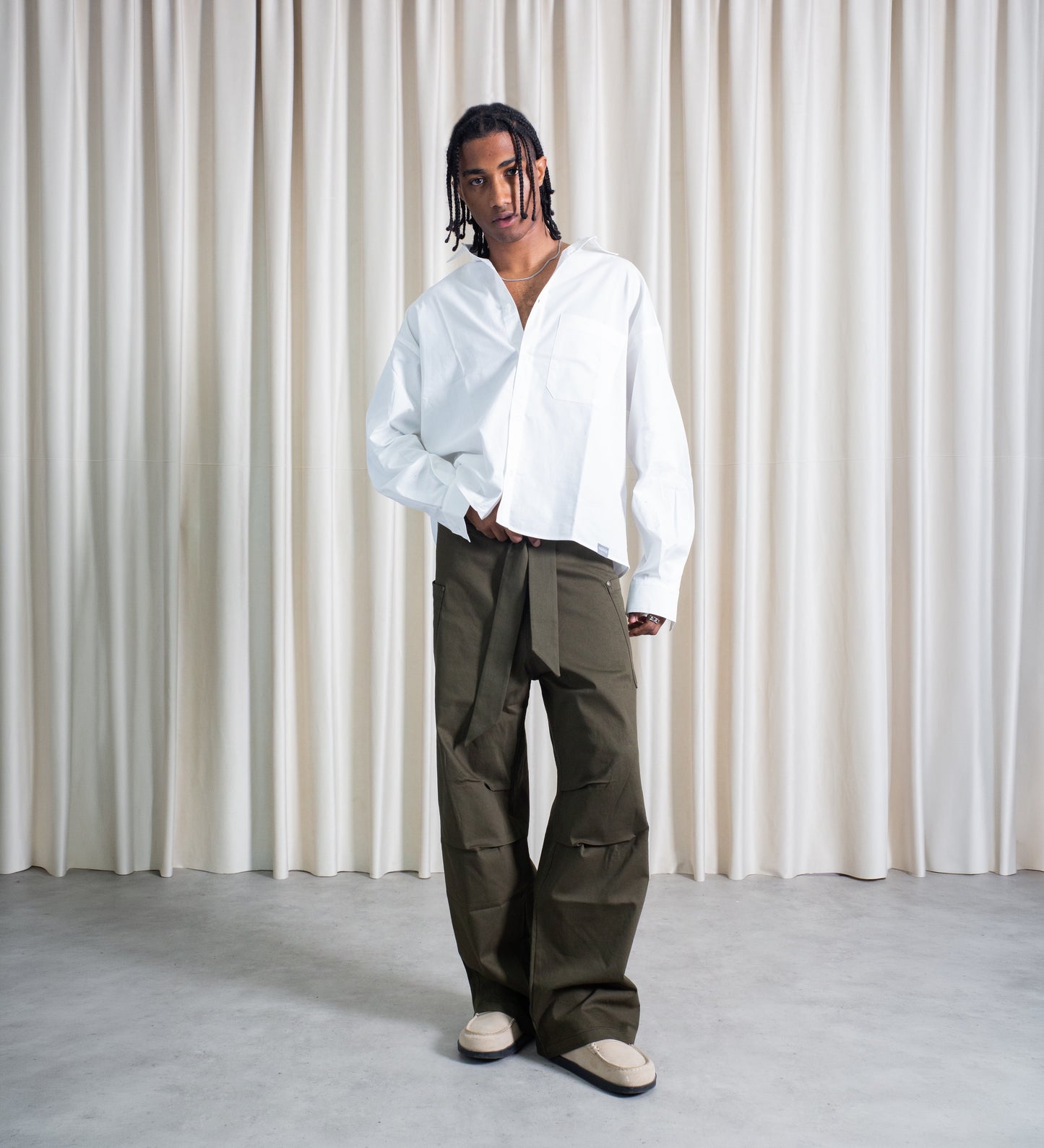CULT SUPPLY POPLIN SHIRT – Off White