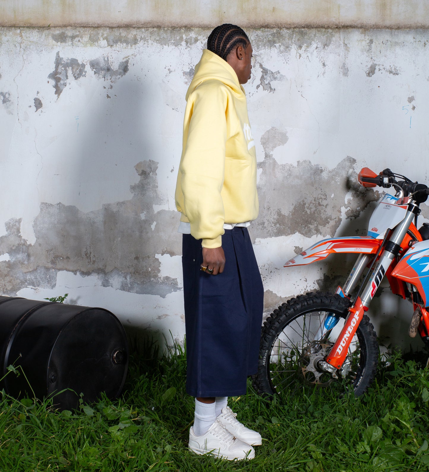 STRTN® BASEBALL RAGLAN HOODIE – Pastel Yellow