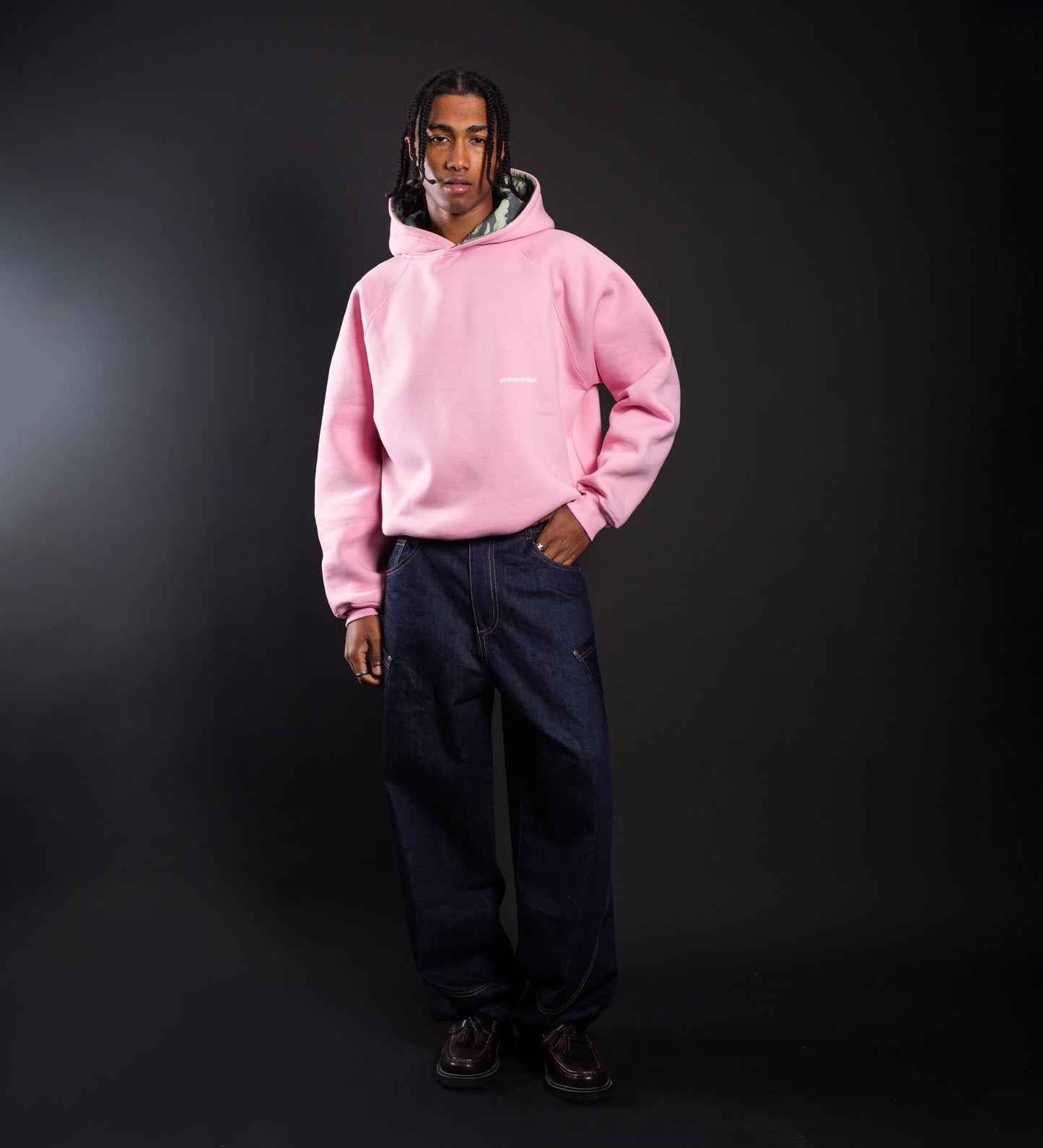CRTV DEPT. HOODIE – Baby Pink
