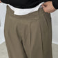 CRTV DEPT. PLEATED BAGGY PANTS – Khaki