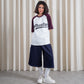 BASEBALL HEAVYWEIGHT T-SHIRT – Burgundy/Off White