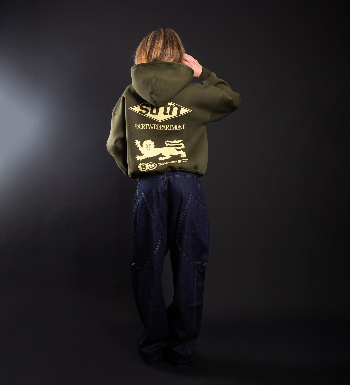 STRTN® ART & DESIGN STUDIO HOODIE – Army Green