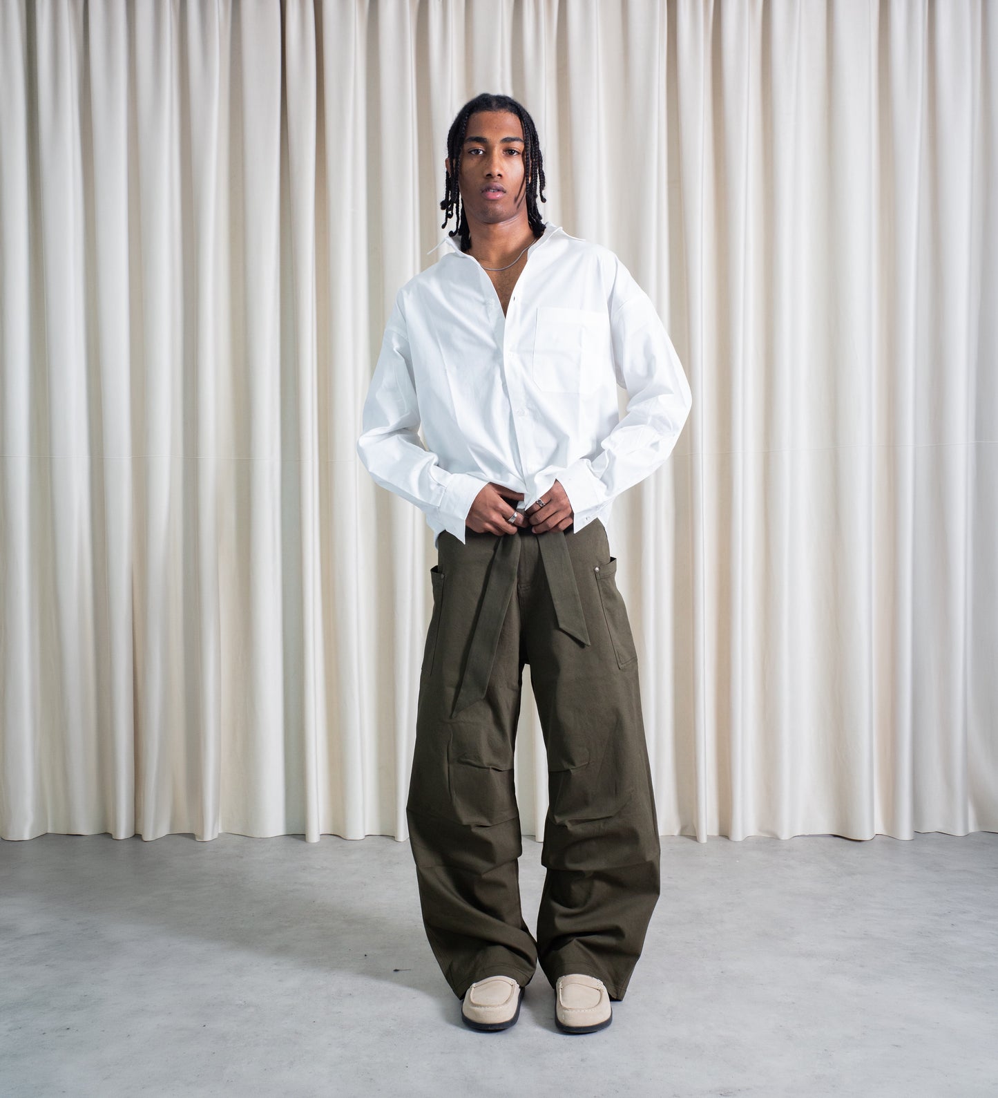 CULT SUPPLY POPLIN SHIRT – Off White