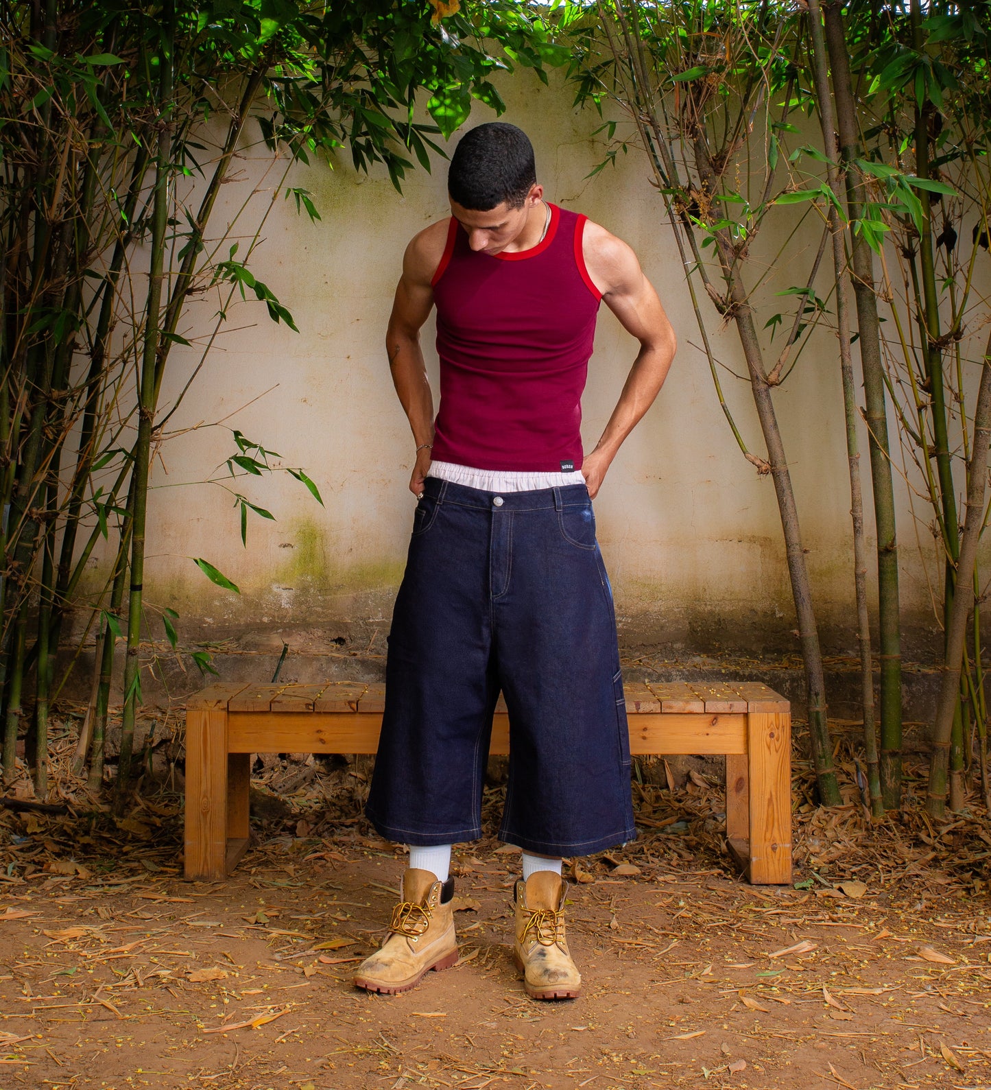 STRTN® CORE TANK TOP – Burgundy/Red