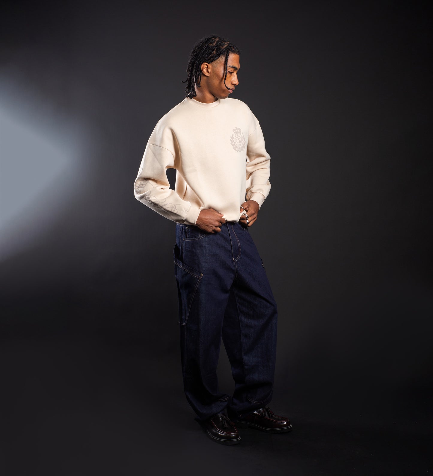 SACRED LEGACY CREWNECK – Cream