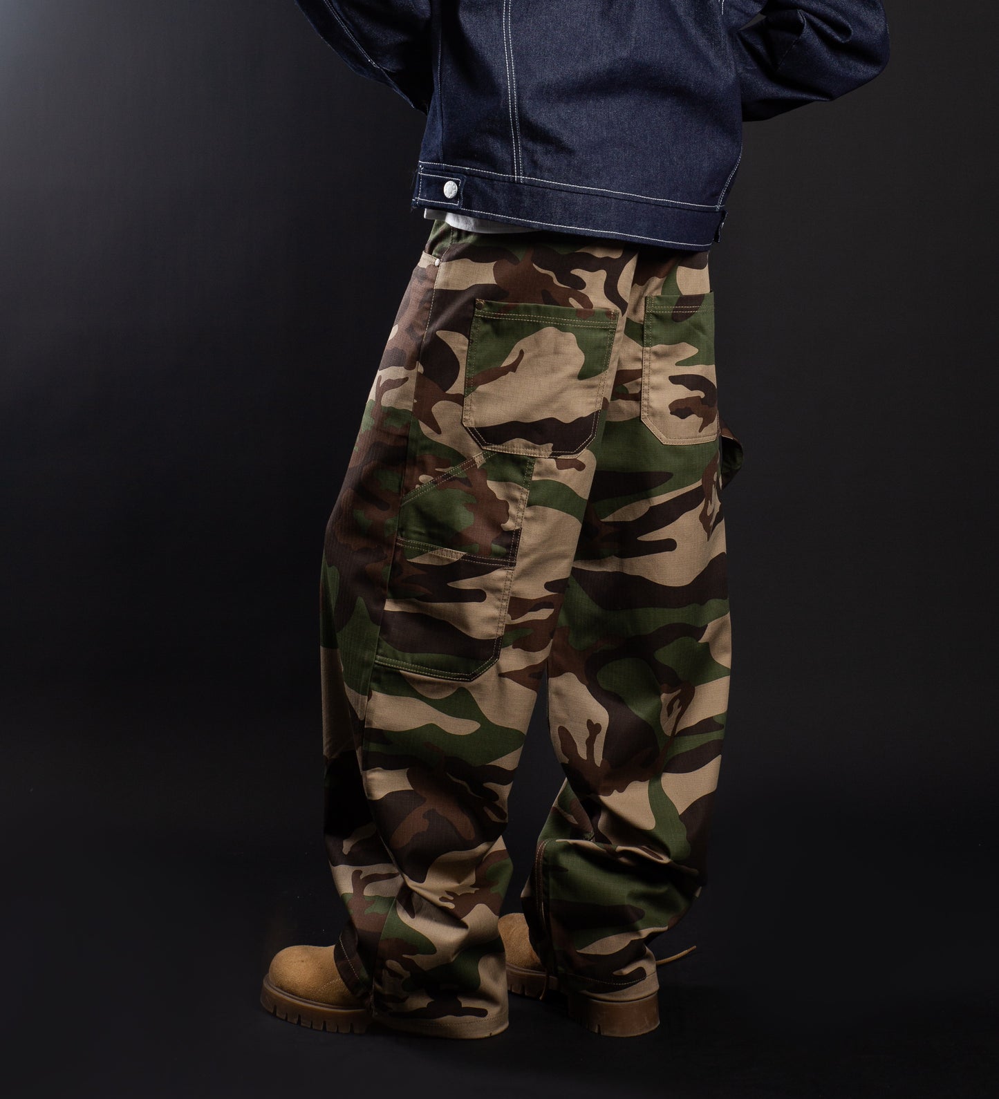 CRTV DEPT. CAMO BAGGY PANTS V.II – Military
