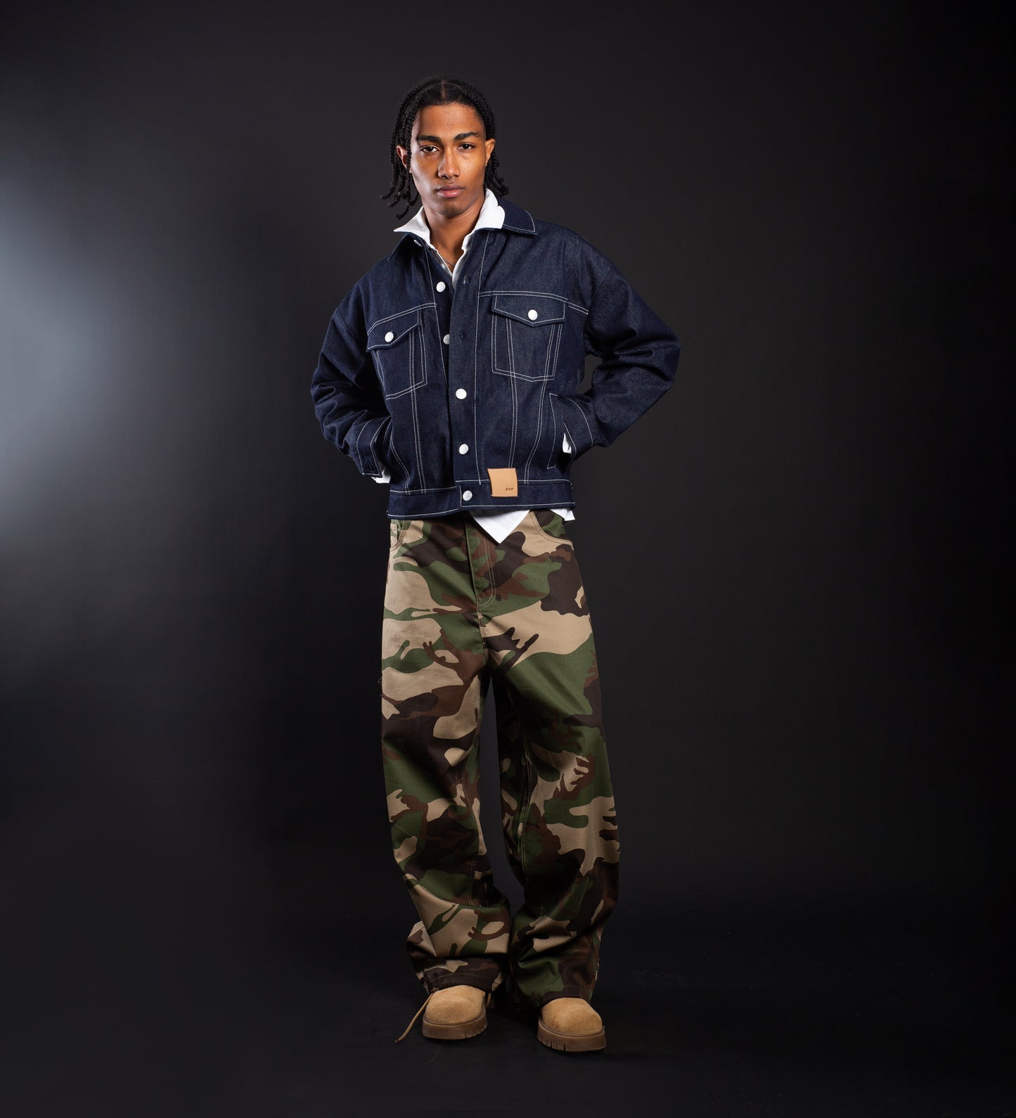 CRTV DEPT. CAMO BAGGY PANTS V.II – Military