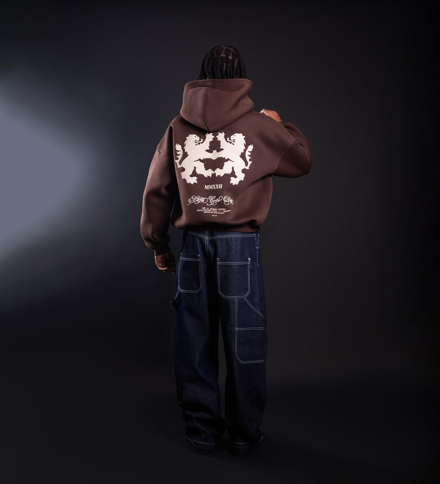 DESERVED NOT GIVEN HOODIE  – Dark Brown