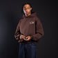DESERVED NOT GIVEN HOODIE  – Dark Brown