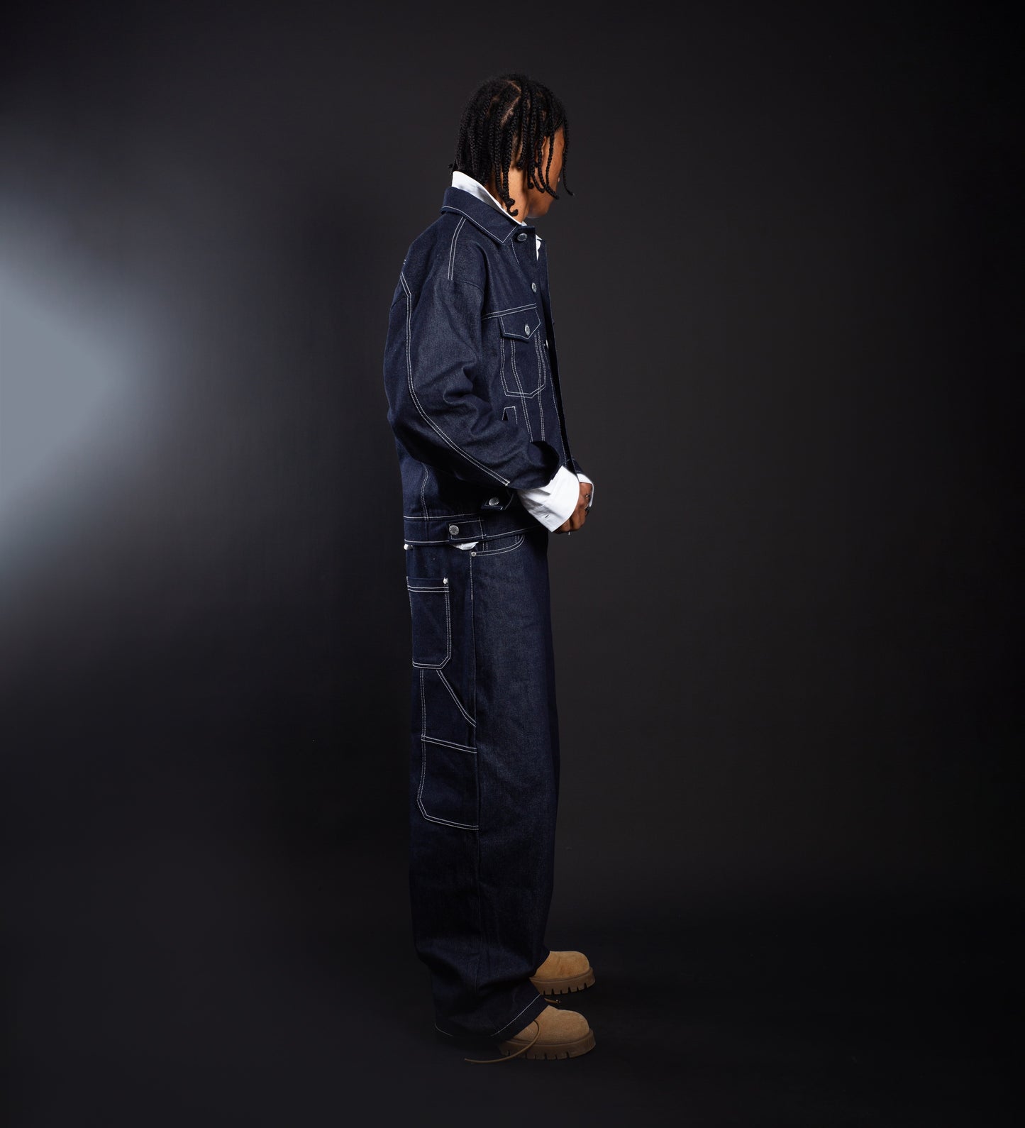 STRTN® CRTV DEPT DENIM JACKET – Raw Blue