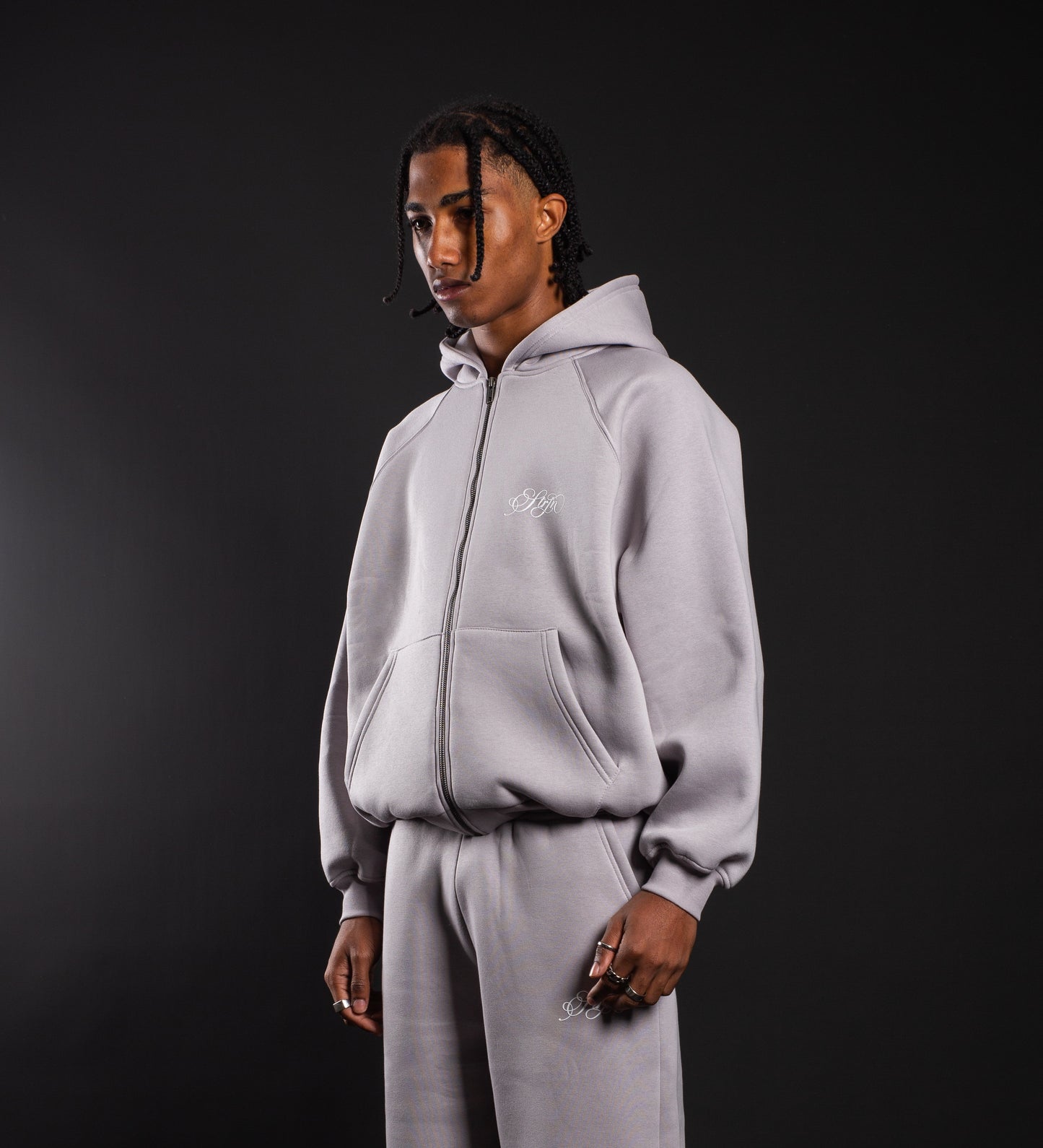 STRTN BAGGY SWEATPANTS – Light Gray