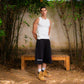 STRTN® CORE TANK TOP – White/Black