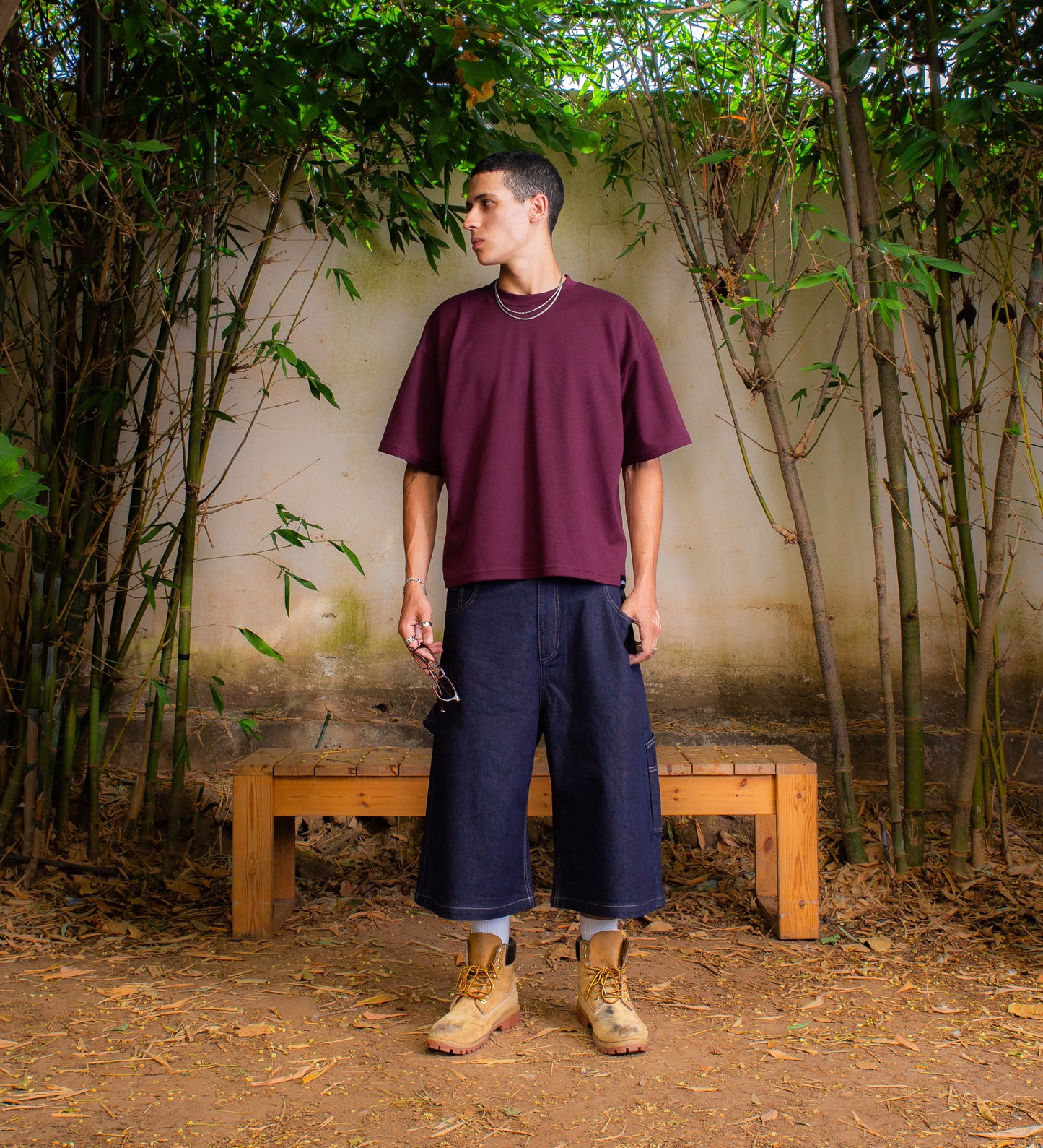 CORE BOXY HEAVYWEIGHT T-SHIRT – Burgundy