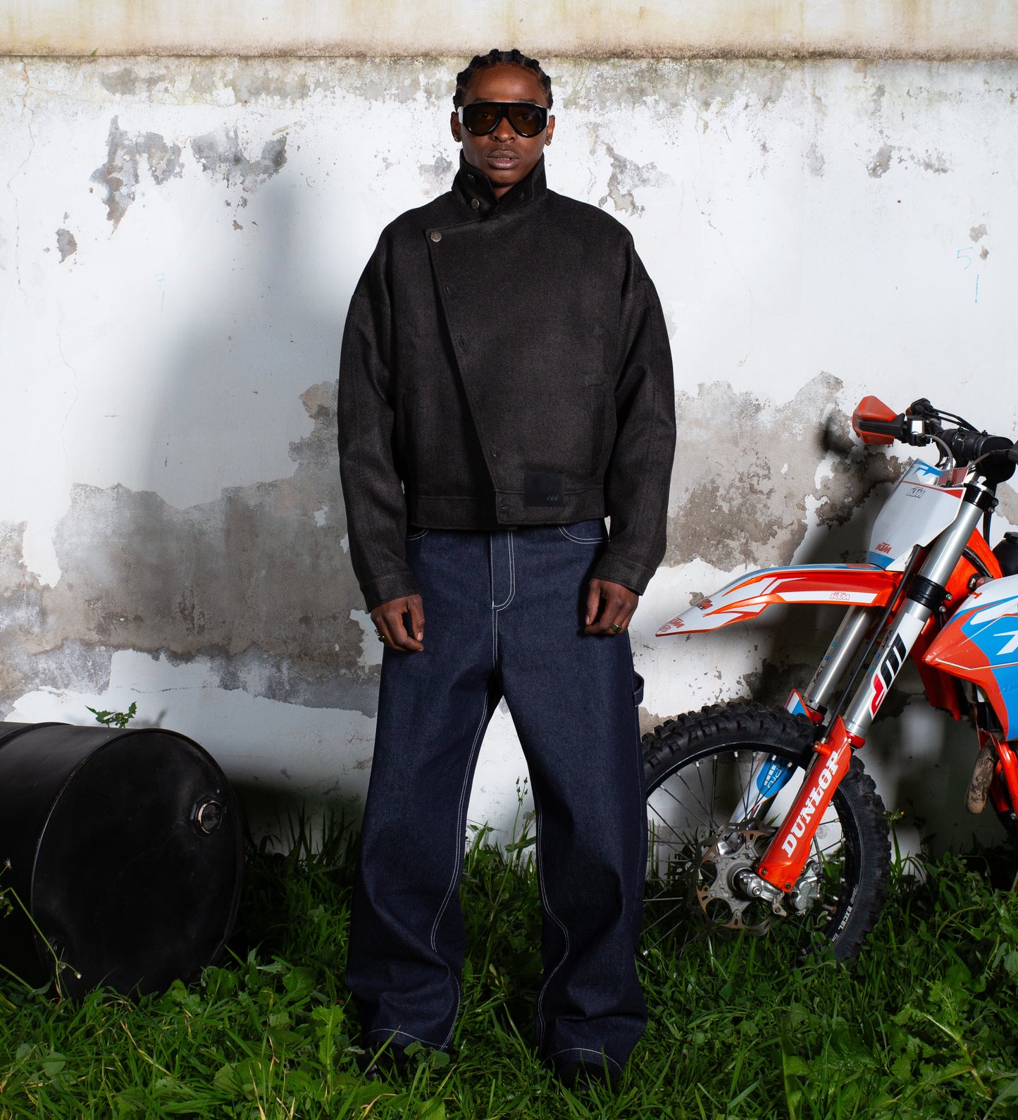 CRTV DEPT. HIGH NECK JACKET – Black