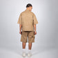 HOT SEASON HEAVYWEIGHT OVERSHIRT – Tobacco